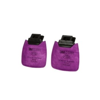 3M Secure Click D3000 D3091 Filtro de partículas 27814 - Magenta - P100 - Secure Click conexión