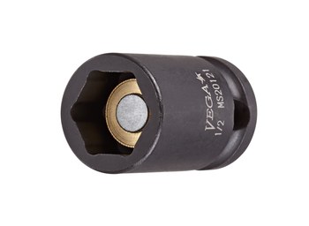 Vega Tools M21501 15 mm Largo Toma De Impacto - Acero S2 Modificado - accionamiento 3/8 pulg. Cuadrado - B-Recta - 30.0 mm Longitud - 01693