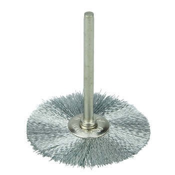 Weiler 26296 Cepillo de rueda - Rizado Acero cerda