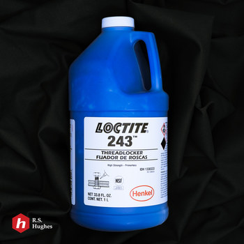 Loctite 243 Azul Fijador de rosca IDH:1330333 - Mediano Fuerza - 1 L Botella - 43901