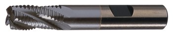 Cleveland Rougher De Alto Rendimiento Fresa escariadora - 3/8 in, 3/8 pulg. - 4 Flauta(s) - 2 1/2 pulg. Longitud - C32245