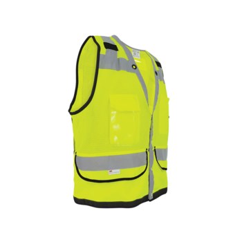 Global Glove Frogwear GLO-059 Chaleco de alta visibilidad GLO-059/2XL - tamaño 2XG - Lima - ANSI clase 2 - glo-059 2xl