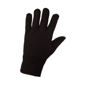 Global Glove Marrón oscuro Jumbo Algodón/Poliéster Guantes de trabajo - Pulgar recto - 816679-01787
