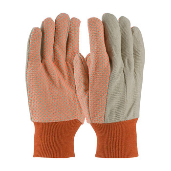 Imágen de PIP 91-910PDO Naranja de alta visibilidad Lienzo de algodón Lienzo de algodón Guantes de uso general (Imagen principal del producto)
