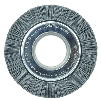 Weiler Nylox 83010 Cepillo de rueda - Rizado redondo Nailon cerda