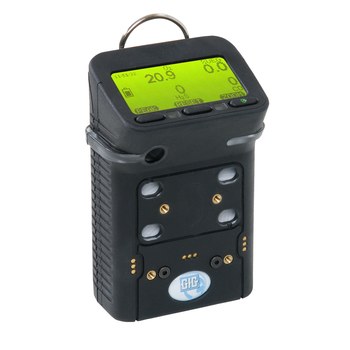 GfG G450 Monitor de gas portátil G450-11410 - O2 (oxígeno) - Combustible LEL (límite inferior de explosividad) - CO (monóxido de carbono) - H2S (sulfuro de hidrógeno) - Alcalino batería - 11410