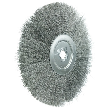 Weiler 01339 Cepillo de rueda - Rizado Acero cerda