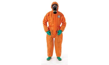 Ansell Microchem AlphaTec Overoles resistentes a productos químicos 68-5000 OR50-T-92-111-09 - tamaño 5XG - Naranja - 06059