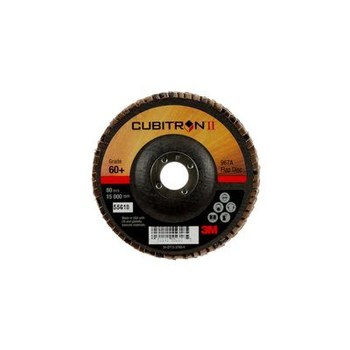 3M Cubitron II Tipo 29 - Óxido de aluminio cerámico - 4 pulg. - 60+ - Mediano - 55618