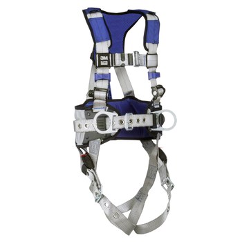 DBI-SALA ExoFit X100 Construction, Posicionamiento Arnés para el cuerpo 70804532607 - tamaño Grande - Gris - 18285