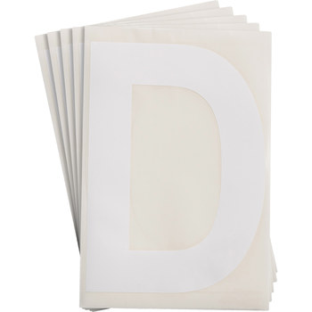 Imágen de Brady Toughstripe Blanco Interior Poliéster Carta 121710 Etiqueta en forma de letra (Imagen principal del producto)