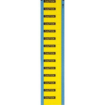 Imágen de Brady Negro sobre amarillo Escribible Paño de vinilo WO-11 Etiqueta de mantenimiento (Imagen principal del producto)