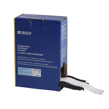 Imágen de Brady PermaSleeve Blanco Transferencia térmica BM-125-175-312 Etiquetas termorretráctiles para cables y alambres (Imagen principal del producto)
