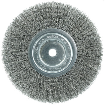 Weiler 01175 Cepillo de rueda - Rizado Acero cerda