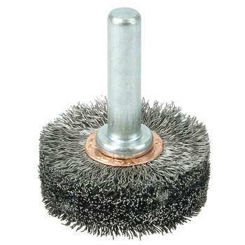 Weiler 17603 Cepillo de rueda - Rizado Acero cerda