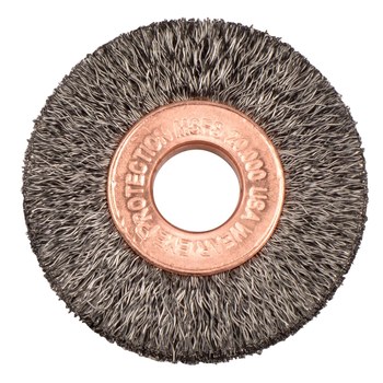 Weiler 15302 Cepillo de rueda - Rizado Acero cerda