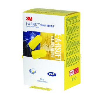 Imágen de 3M E-A-Rsoft Yellow Neons 390-1250 Amarillo neón Tapón para los oídos (Imagen principal del producto)