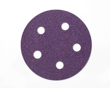 3M Cubitron II Hookit Recubierto Grano Cerámico de Precisión Morada Disco de velcro - Grano Cerámico de Precisión - 5 pulg. - 120 - 86847