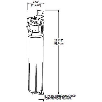 3M Aqua-Pure AP903 Sistema de filtración de agua - 5621102 4.5 pulg. x 25.063 pulg. - 19194