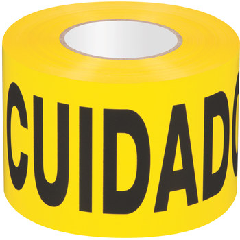 Shurtape BT 100 Amarillo Cinta de barricada - 3 pulg. Anchura x 1000 pies Longitud - 2 - 3 mil Espesor - shurtape 232531