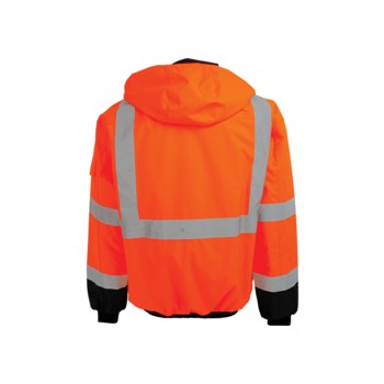 Global Glove FrogWear GLO-EB4 Chaqueta bomber GLO-EB4-L - tamaño Grande - Poliéster - Naranja/Negro - 02573