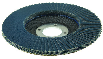 Weiler Wolverine Tipo 27 - Zirconia - 4 1/2 pulg. - 60 - Mediano - 31403