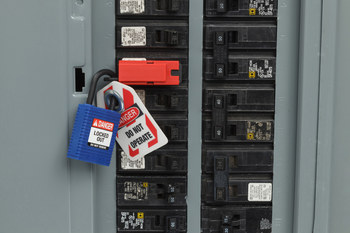 Brady SafeKey Candado de seguridad - Ancho 1 1/4 pulg. - CPT-BLU-25PL-KA3PK