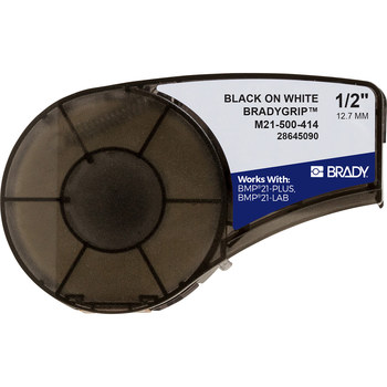 Imágen de Brady BradyGrip Blanco Poliéster Transferencia térmica M21-500-414 Cartucho de cinta de impresora (Imagen principal del producto)