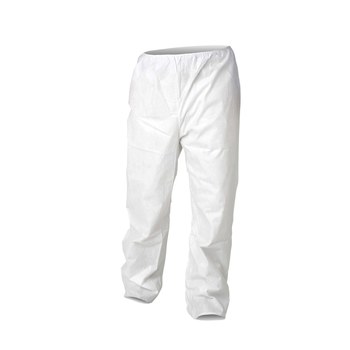 Imágen de Kimberly-Clark Kleenguard A20 Blanco Grande Tela SMS Desechable Pantalones para quirófano (Imagen principal del producto)