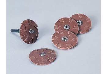 Standard Abrasives 710578 A/O óxido de aluminio AO Disco de tela ranurado - Accesorio Eje roscado - Diámetro 2 pulg. - 41448