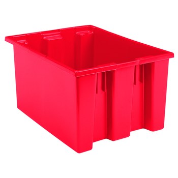 Imagen de Akro-mils 35230 2.6 ft³, 19.4 gal 90 lb Rojo Polímero de grado industrial Contenedor apilable (Imagen principal del producto)