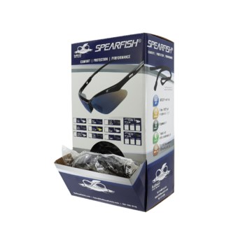 Global Glove Spearfish Lentes de seguridad lente Transparente - Medio marco ventilado - bh2251
