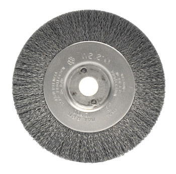 Weiler 00154 Cepillo de rueda - Rizado Acero inoxidable cerda