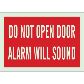 Imágen de Brady Bradyglo B-347 Poliéster/poliestireno Rectángulo Rojo Inglés Cartel de área restringida 90629 (Imagen principal del producto)