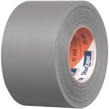 Shurtape PC 609 Plateado Cinta para ductos - 72 mm Anchura x 55 m Longitud - 10 mil Espesor - shurtape 196307