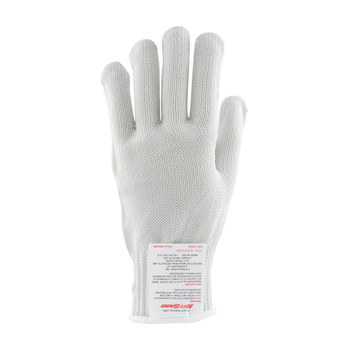 PIP Kut Gard 22-600 Blanco Pequeño Poliéster/acero inoxidable Guantes resistentes a cortes - Longitud 9 pulg. - 616314-17421