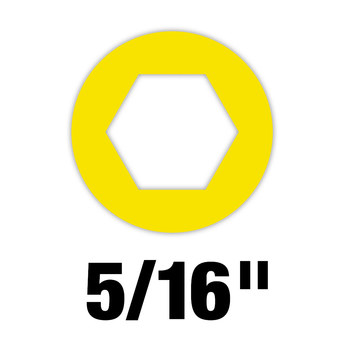Milwaukee HollowCore 5/16 pulg. 48-22-2452 Llave de vaso - Acero forjado - 7.20 pulg. - 67111