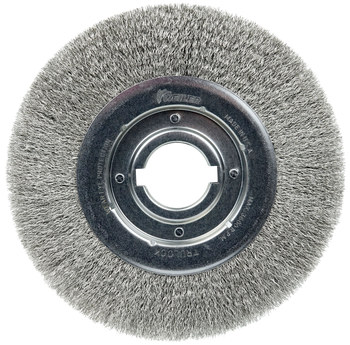 Weiler 06530 Cepillo de rueda - Rizado Acero inoxidable cerda