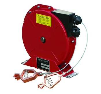 Imagen de Reelcraft Industries G 3050 Y G Series 50 pies Rojo Acero Carretes de puesta a tierra de descarga estática (Imagen principal del producto)