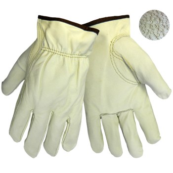 Global Glove 3200B Beige XL Cuero Grano Cuero vacuno Cuero Guantes de trabajo y uso general - Pulgar montado - 3200B 3XL
