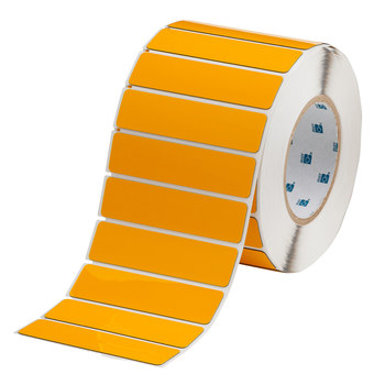Imágen de Brady Amarillo Poliéster Transferencia térmica THTEP-174-593-.5YL Rollo de etiquetas para impresora de transferencia térmica troquelado (Imagen principal del producto)