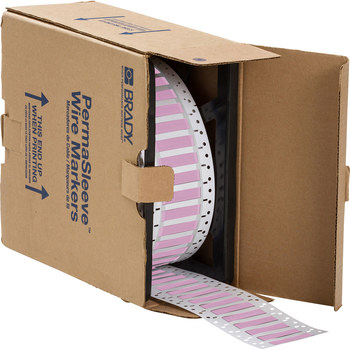 Imágen de Brady Permasleeve Rosa Transferencia térmica 2HT-250-2-PK-S Manga para impresora de transferencia térmica troquelada (Imagen principal del producto)
