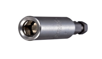 Vega Tools 1/4 pulg. Tapón De Rosca Magnético Portabrocas 1150MH1CC - Acero inoxidable - 6 pulg. Longitud - Acero inoxidable acabado - 02292