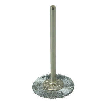 Weiler 26143 Cepillo de rueda - Rizado Acero cerda