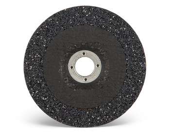 3M Silver Cerámico Rueda para esmerilado de centro hundido - Estándar (Tipo 27) - Diámetro 4 pulg. - Agujero Central 5/8 pulg. - Grosor 1/4 pulg. - 87456