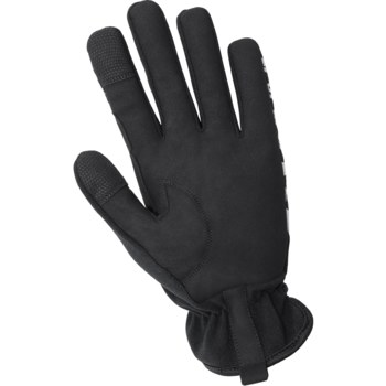 Global Glove Negro con reflectante Grande Malla Poliéster Guantes de mecánico - Pulgar reforzado - 810033-29625