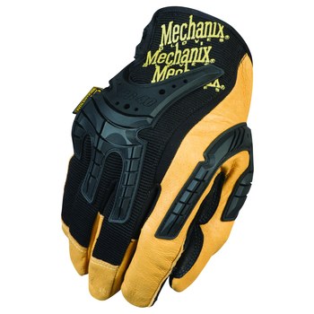 Mechanix Wear CG Heavy Duty Negro Pequeño Cuero Guantes para soldadura - Grado Grano - 781513-61175