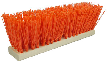 Weiler 702 Cabezal de escoba a presión - 16 pulg. - Polipropileno - Naranja - 70212