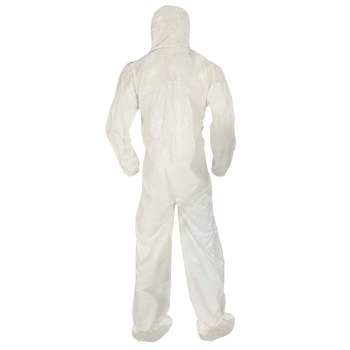 Ansell KleenGuard Overoles resistentes a productos químicos A80 45666 - tamaño 3XL - Saranex 23P - Blanco