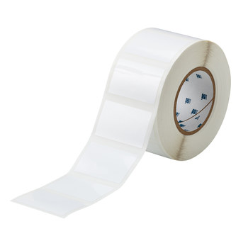 Imágen de Brady Permashield Blanco Poliéster Transferencia térmica THT-24-423-1 Rollo de etiquetas para impresora de transferencia térmica troquelado (Imagen principal del producto)